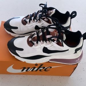 Nike Womens Air Max 270 React Tortoise Shell Sail